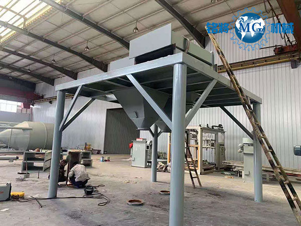 杭州蕭山砂漿干混站項目安裝現場